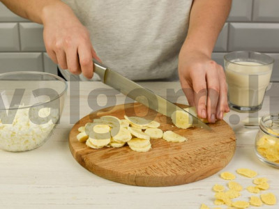 Smoothie Bowl su bananais. receptas Žingsnis 2