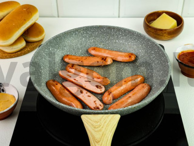 Hot dogu receptas Žingsnis 3