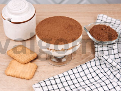 Tiramisu su cukriniais sausainiais receptas Žingsnis 7