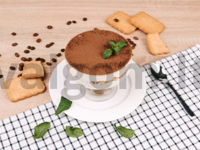 Tiramisu su cukriniais sausainiais receptas Žingsnis 8