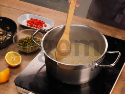 Risotto su daržovėmis receptas Žingsnis 7