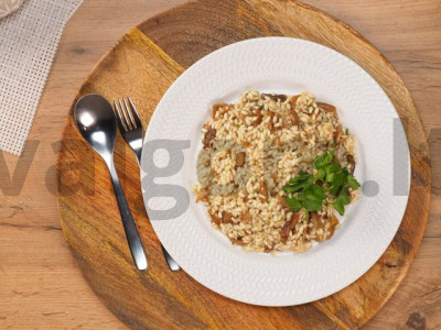 Risotto su pievagrybiais receptas Žingsnis 5