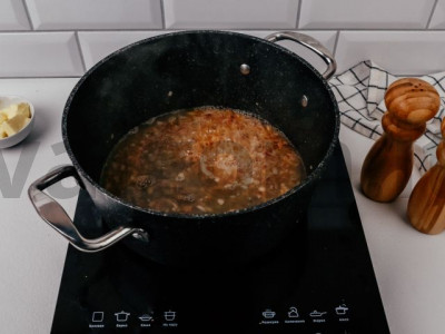 Risotto su baklažanais ir mocarela receptas Žingsnis 6