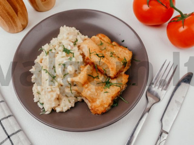 Risotto su lašiša receptas Žingsnis 13