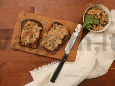 Baklažanų užkandis receptas pagrindine nuotrauka