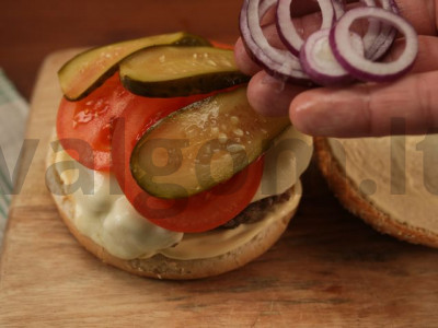 Cheeseburgeris receptas Žingsnis 5