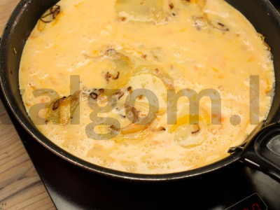 Frittata receptas Žingsnis 5