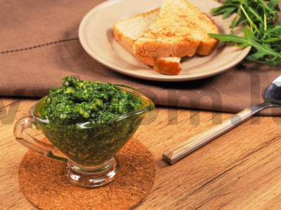 "Rucola pesto. pagrindine nuotrauka