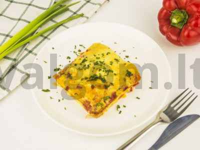 Omletas kaip vaikų darželyje pagrindine nuotrauka