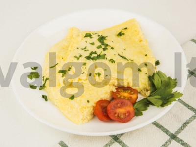 Omletas su mocarela Žingsnis 5