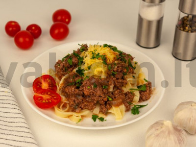 Tagliatelle su Bolonijos padažu pagrindine nuotrauka