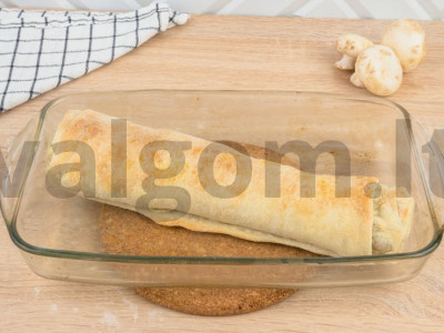 Vištienos ir grybų štrudelis Žingsnis 15