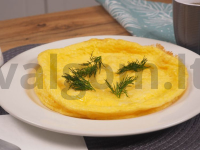 Omletas vaikui pagrindine nuotrauka