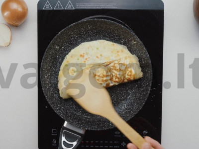 Japoniškas omletas tamagoyaki. Žingsnis 11