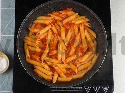 Penne arabiata. Žingsnis 4