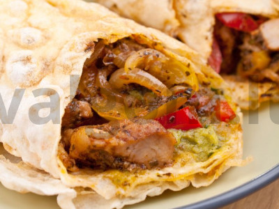 Fajitas su jautiena ir daržovėmis pagrindine nuotrauka