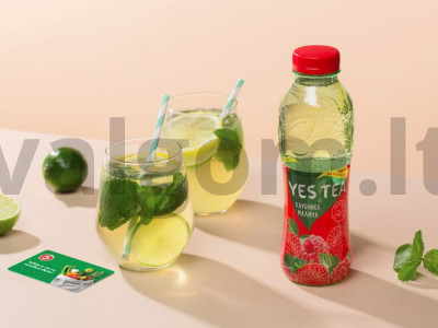 Braškių mojito pagrindine nuotrauka