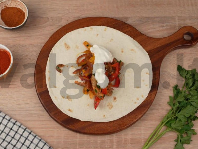 Fajitas su vištiena kvietinėse tortilijose Žingsnis 5