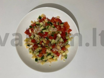 Yummy gazpacho su pomidorų pasta Žingsnis 1