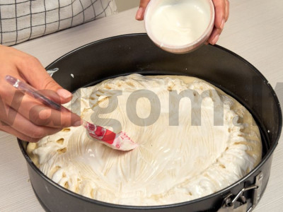 Kopūstų ir bulvių pyragas Žingsnis 2