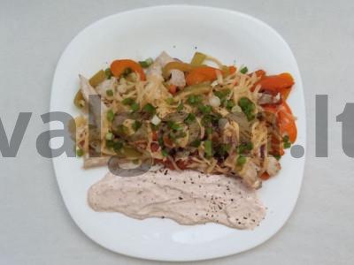 Klasikinis vištienos fajitas pagrindine nuotrauka