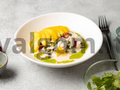 Dorado ceviche su mangais pagrindine nuotrauka