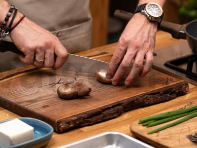 Japoniška miso sriuba su šitake ir tofu Žingsnis 3