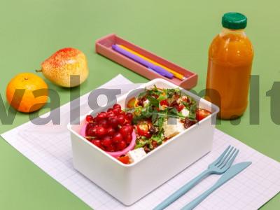 Salotos su bulguru, kvinoja ir fetos sūriu pagrindine nuotrauka
