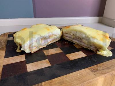 Sumuštinis "Croque Monsieur". Žingsnis 7