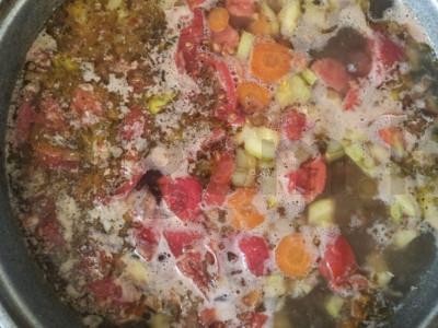 Maistinga minestrone su makaronais Žingsnis 4