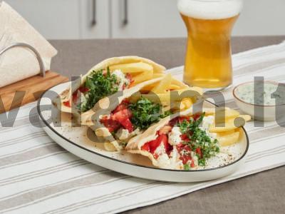 Gyros su daržovėmis pagrindine nuotrauka