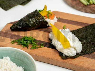 Temaki sušiai. Žingsnis 2