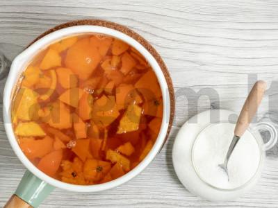 Mandarinų žievelių uogienė Žingsnis 2