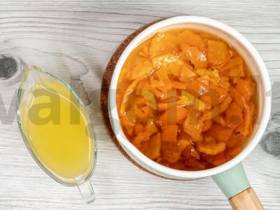 Mandarinų žievelių uogienė Žingsnis 3
