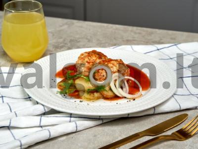 Ežiukai su baklažanais pagrindine nuotrauka