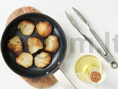 Bagetė su baklažanais Žingsnis 1