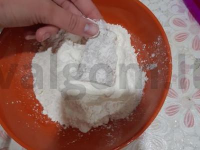 Rausvosios lašišos filė tešloje Žingsnis 3