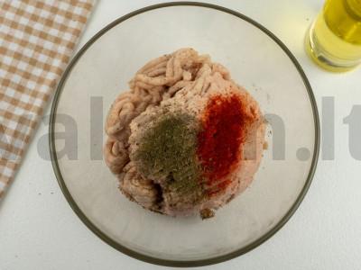 Maltos vištienos grynuoliai Žingsnis 2
