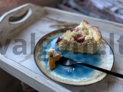 Abrikosų streusel su erdviu įdaru pagrindine nuotrauka