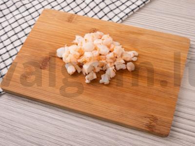 Sveiki onigiri su krevetėmis Žingsnis 1