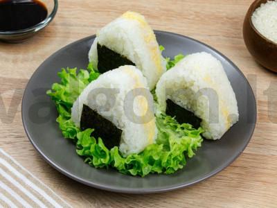 Onigiri su vištiena ir sūriu Žingsnis 7