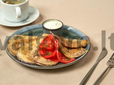 Skanūs baklažanai pagrindine nuotrauka