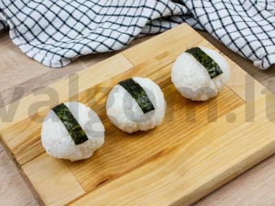 Apvalūs onigiri su kalmarais Žingsnis 3