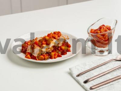 Cidonijos su pomidorų pasta pagrindine nuotrauka