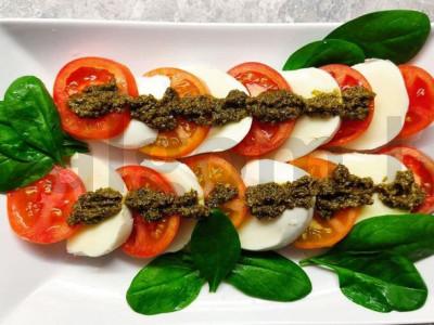 Klasikinis "Caprese". Žingsnis 2