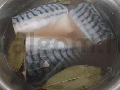 Marinuota skumbrė aromatiniame sūryme Žingsnis 2