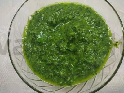 Klasikinė ispaniška salsa verde Žingsnis 2