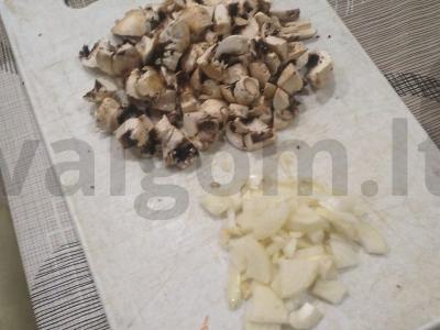 Nepaprastas vinaigretas su grybais Žingsnis 3