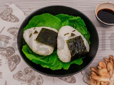 Onigiri su austrių grybais sojų padaže Žingsnis 9