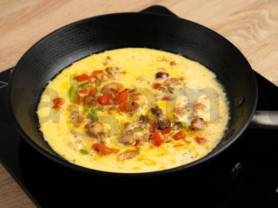 Jūros gėrybių omletas Žingsnis 5